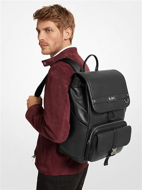 varick leather backpack